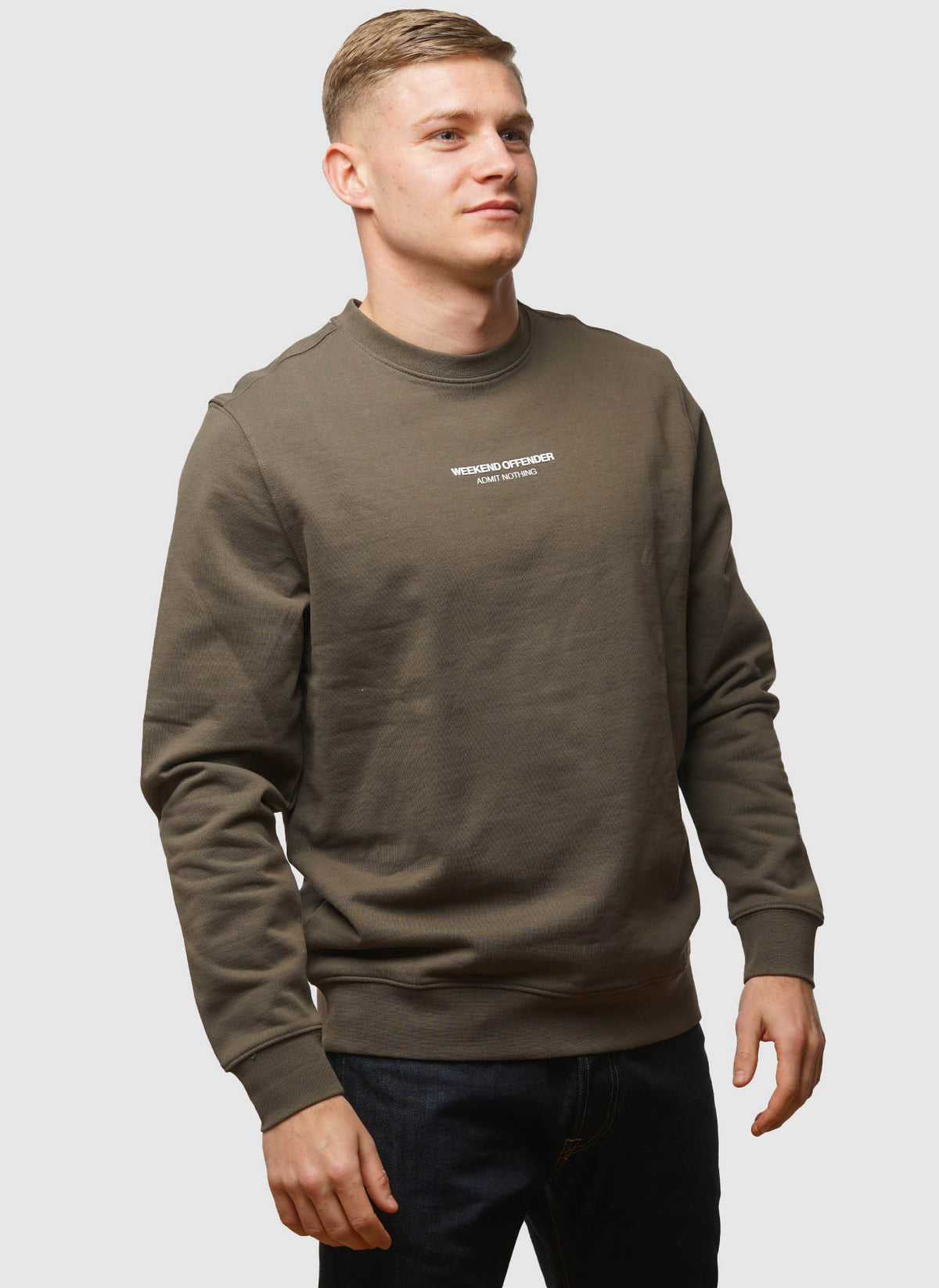 Raval Sweatshirt - Castle Green/Ghost