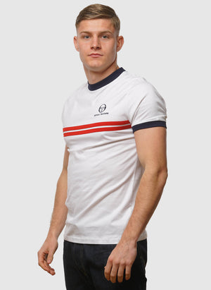 Super MK2 T-Shirt - White/Adrenaline Rush