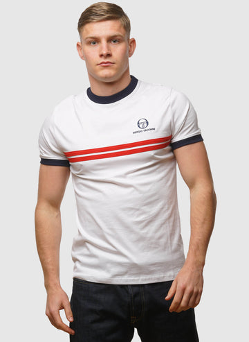 Super MK2 T-Shirt - White/Adrenaline Rush