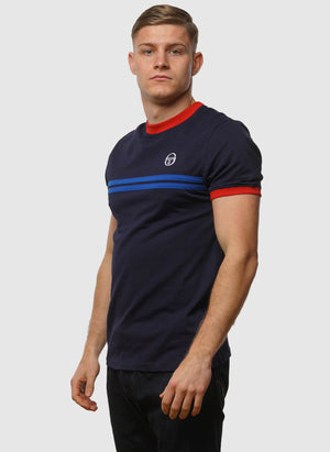 Supermac T-Shirt - Maritime Blue/Adrenaline Rush/Nautical Blue