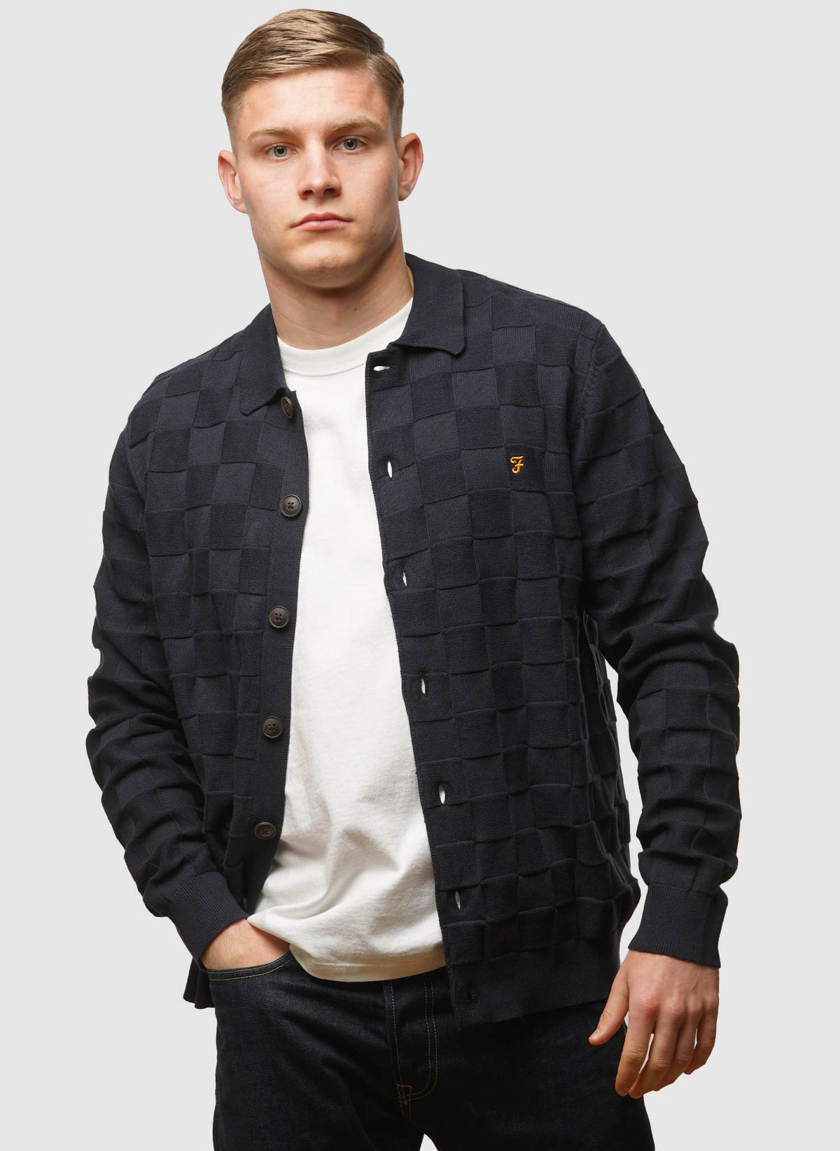 Trinity Cardigan - True Navy