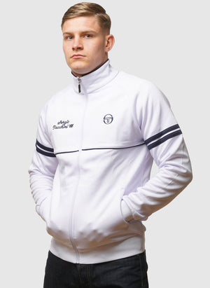 Orion Davis Track Top - White/Maritime Blue