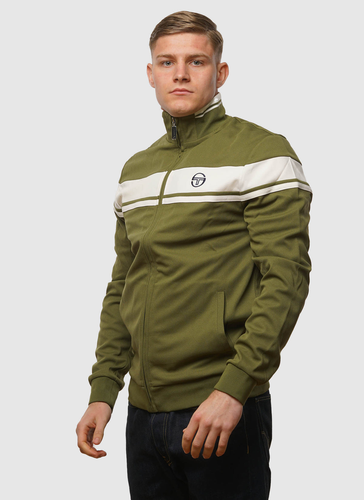 Damarindo Track Top - Sphagnum/Gardenia