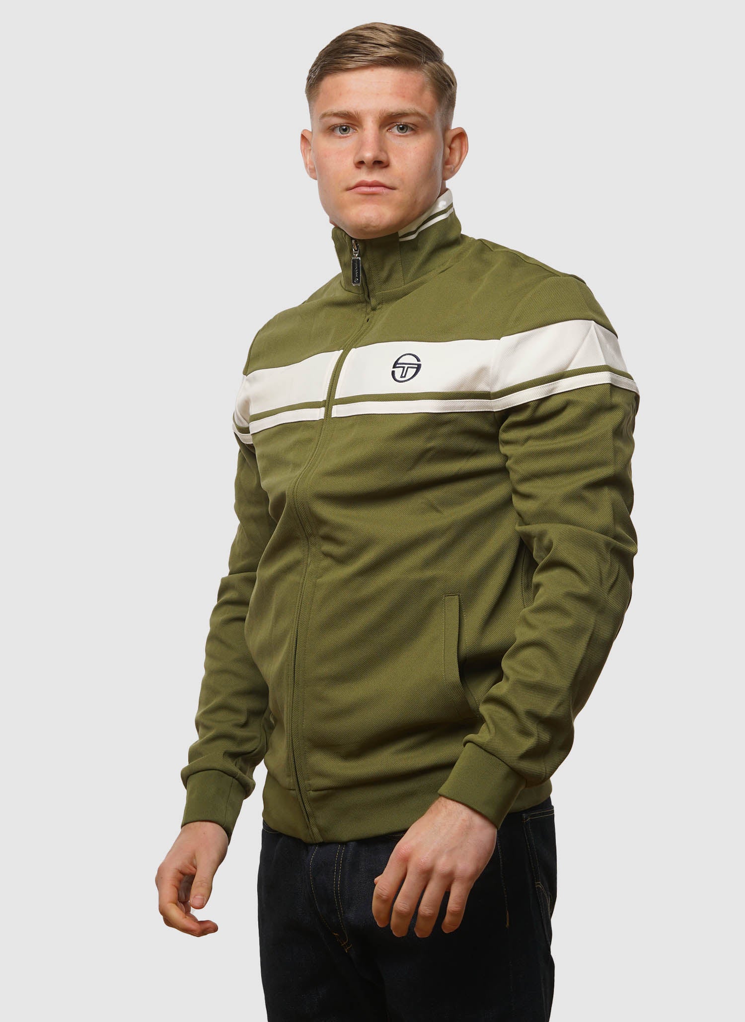 Damarindo Track Top - Sphagnum/Gardenia