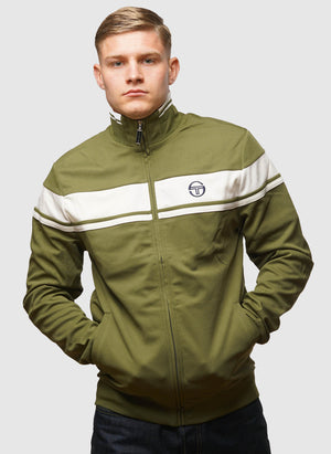 Damarindo Track Top - Sphagnum/Gardenia