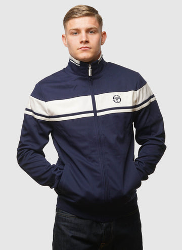 Damarindo Track Top - Maritime Blue/Gardenia