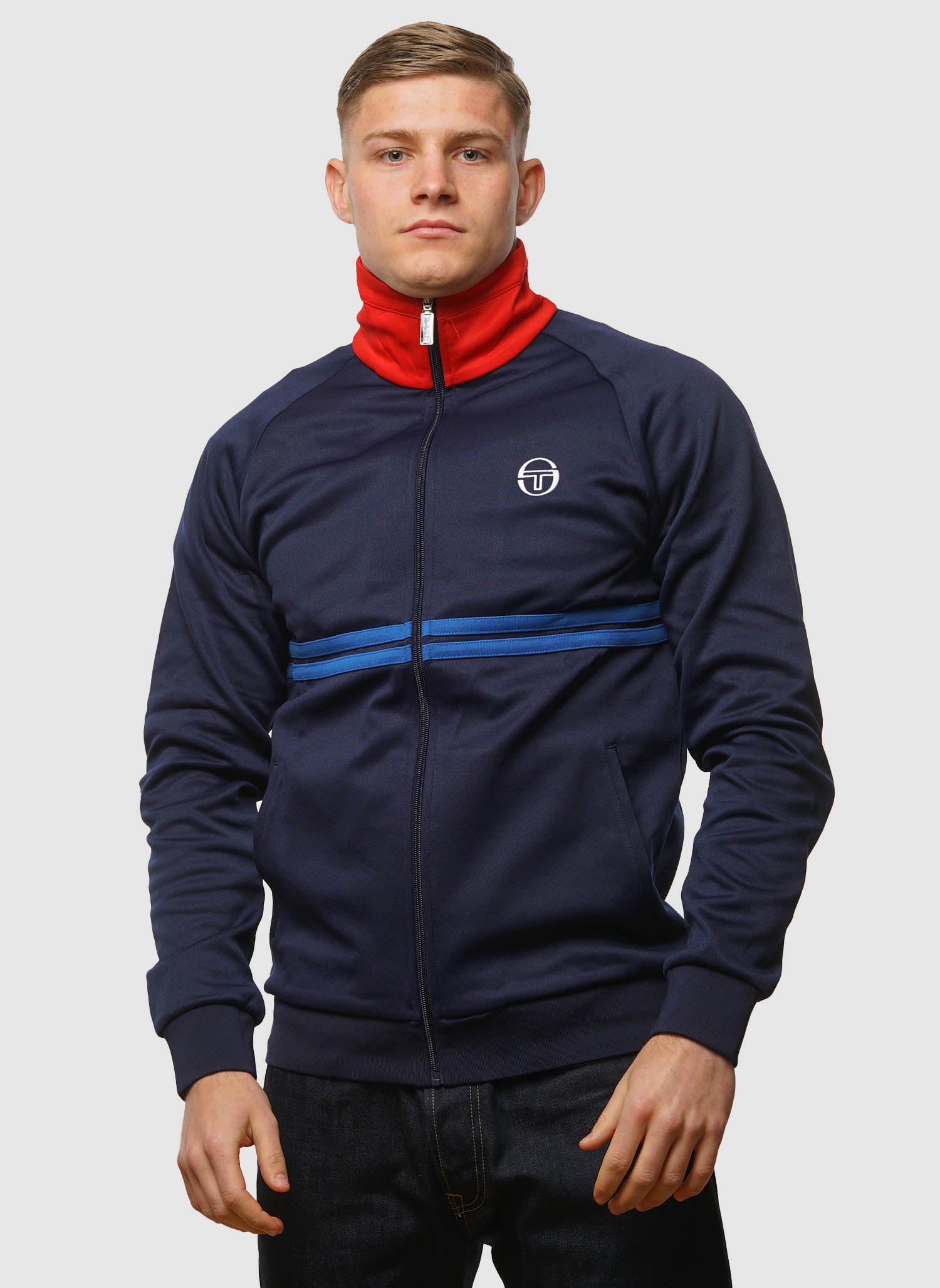 Dallas Track Top - Martime Blue/Adrenaline Rush/Nautical Blue