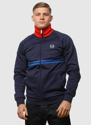 Dallas Track Top - Martime Blue/Adrenaline Rush/Nautical Blue