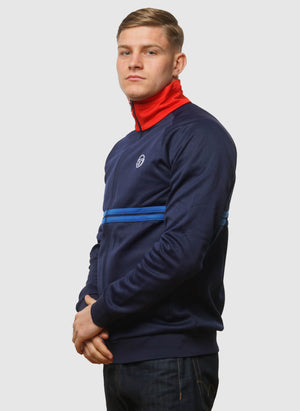 Dallas Track Top - Martime Blue/Adrenaline Rush/Nautical Blue