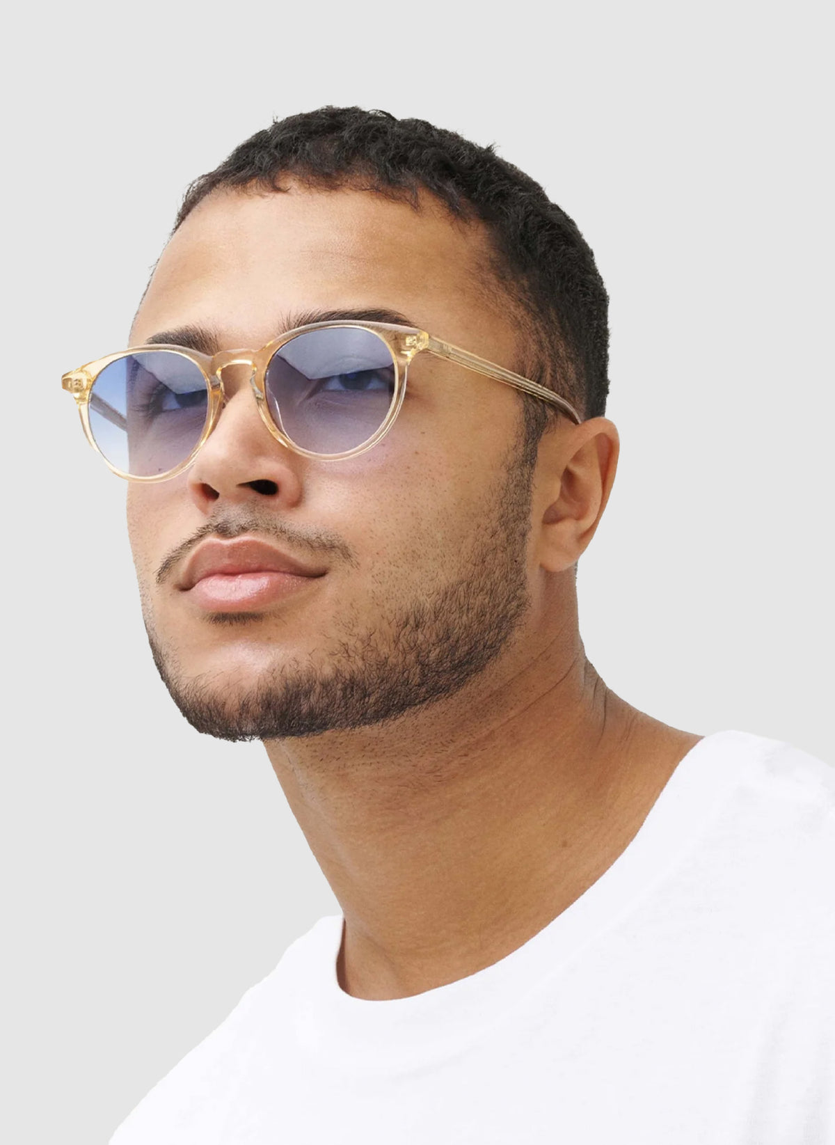 New Depp Sunglasses - Champagne/Blue
