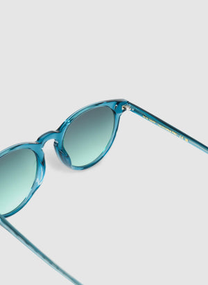 New Depp Sunglasses - Turquoise/Gradient Green