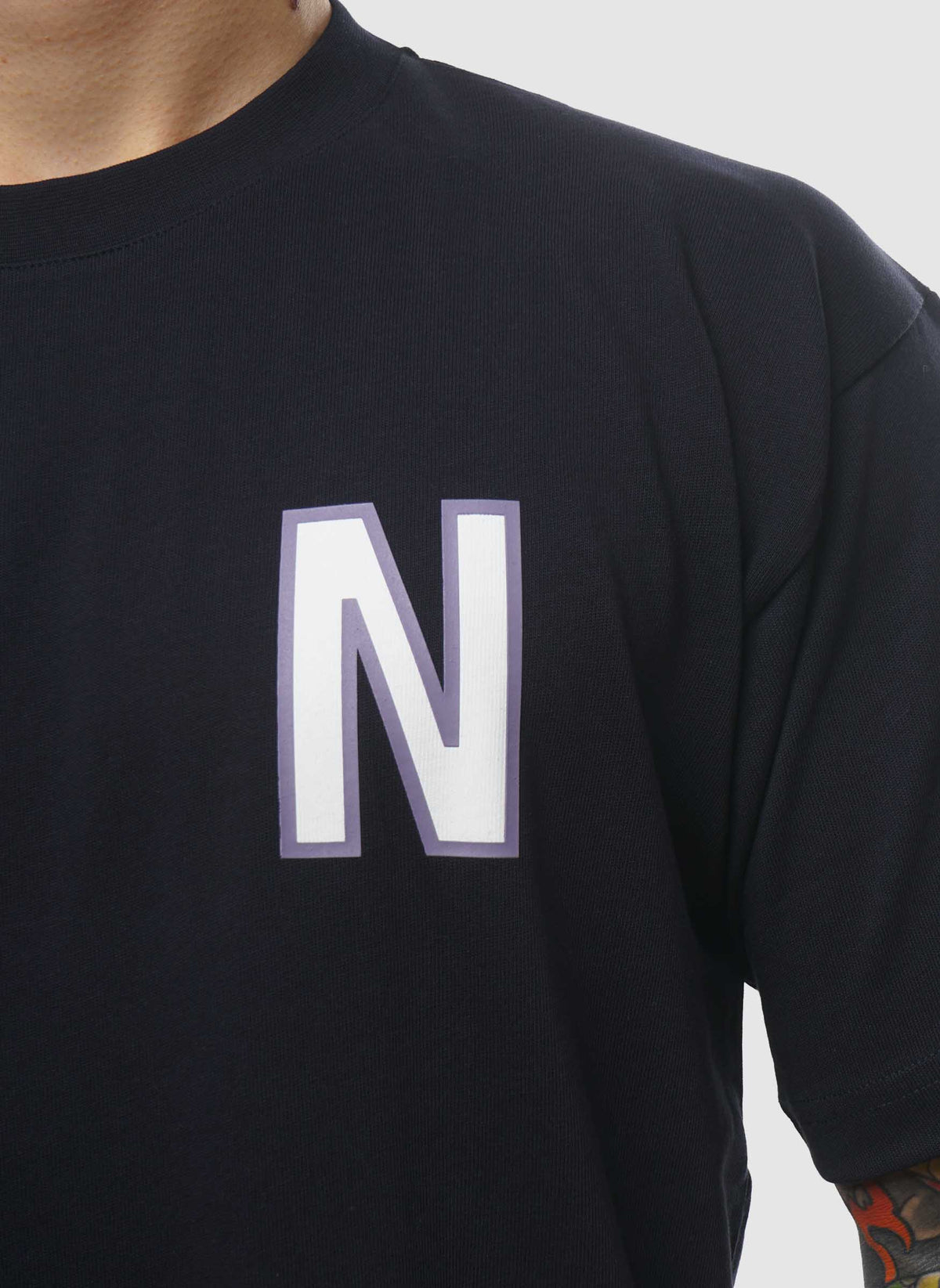 Simon Loose Large N T-Shirt - Dark Navy