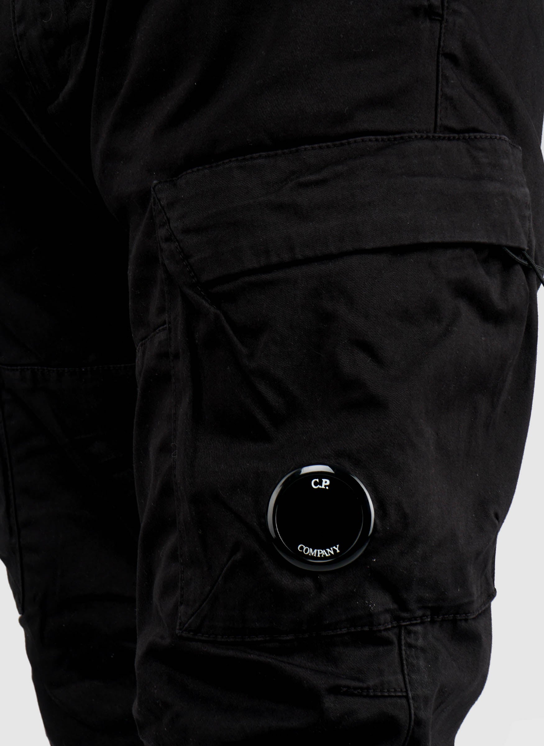 Stretch Sateen Ergonomic Cargo Pant - Black - The Smart Dresser