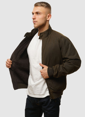 Waxed Wool G9 AF Pocket - Deep Moss
