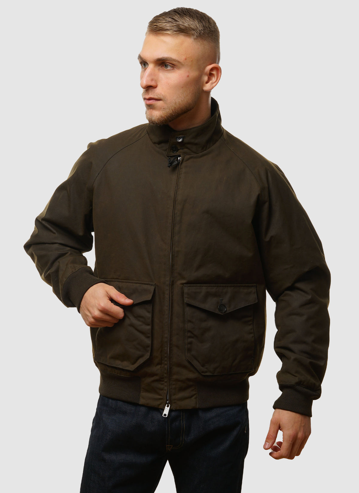 Waxed Wool G9 AF Pocket - Deep Moss