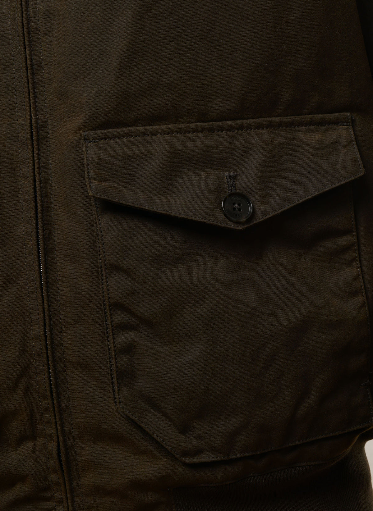 Waxed Wool G9 AF Pocket - Deep Moss