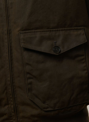 Waxed Wool G9 AF Pocket - Deep Moss