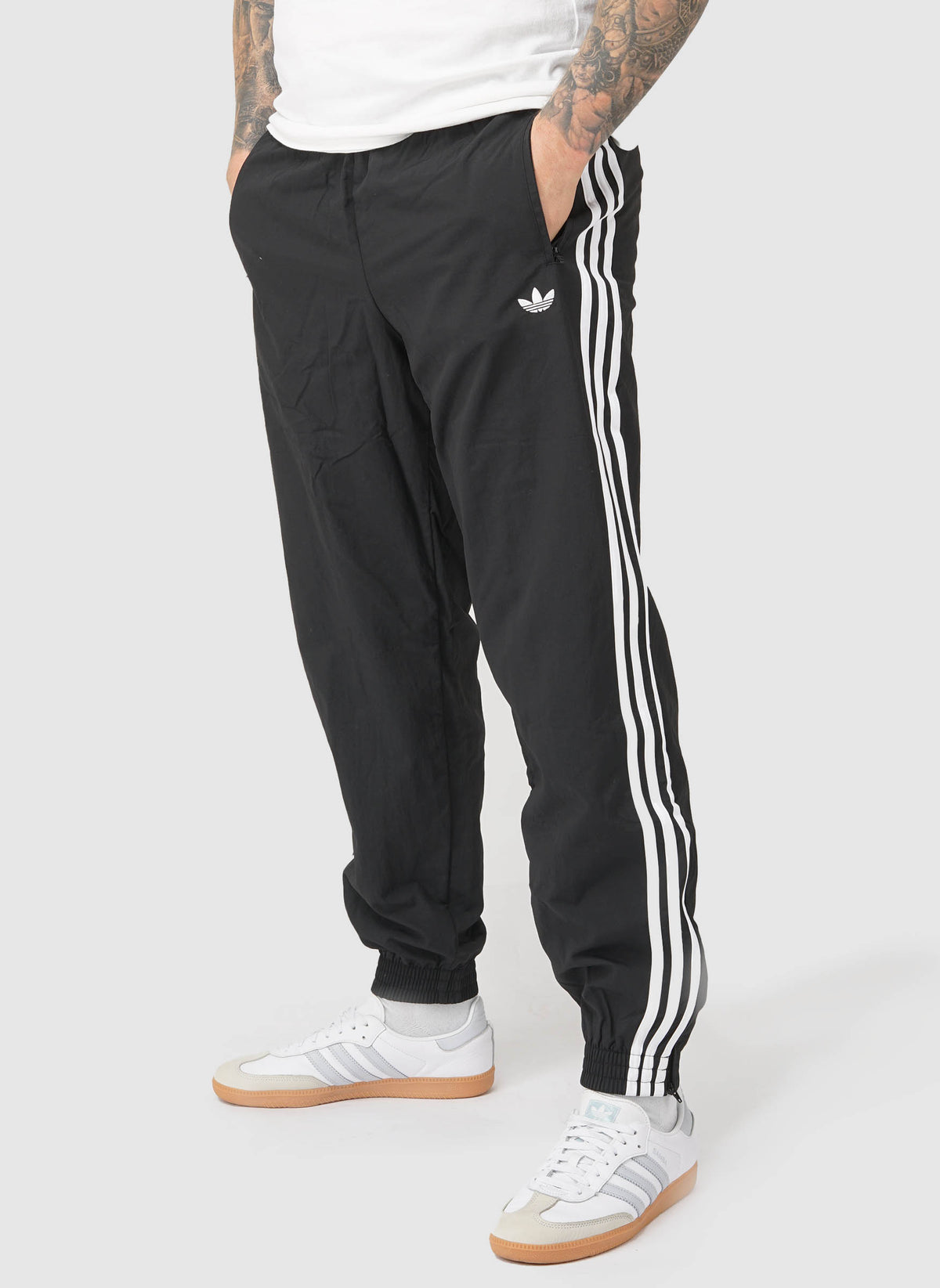 Woven Firebird Trackpant - Black