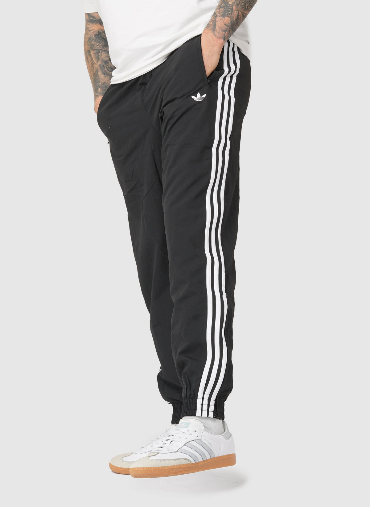 Woven Firebird Trackpant - Black