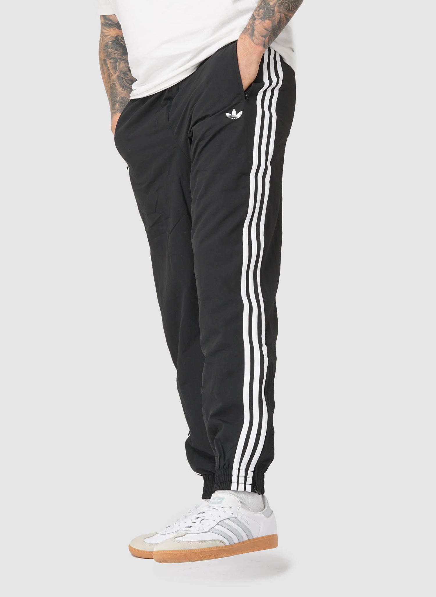 Woven Firebird Trackpant - Black