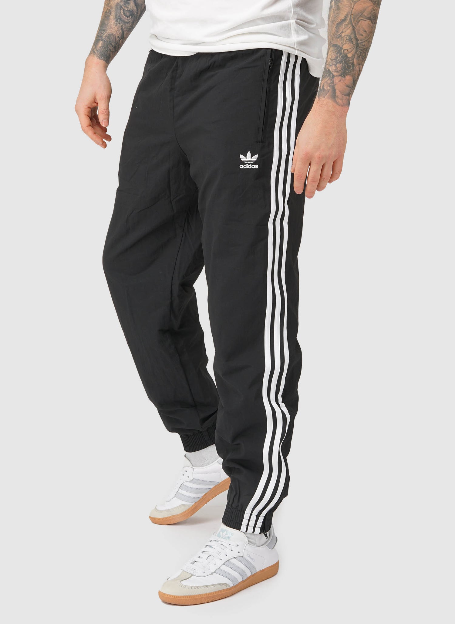 Woven Firebird Trackpant - Black