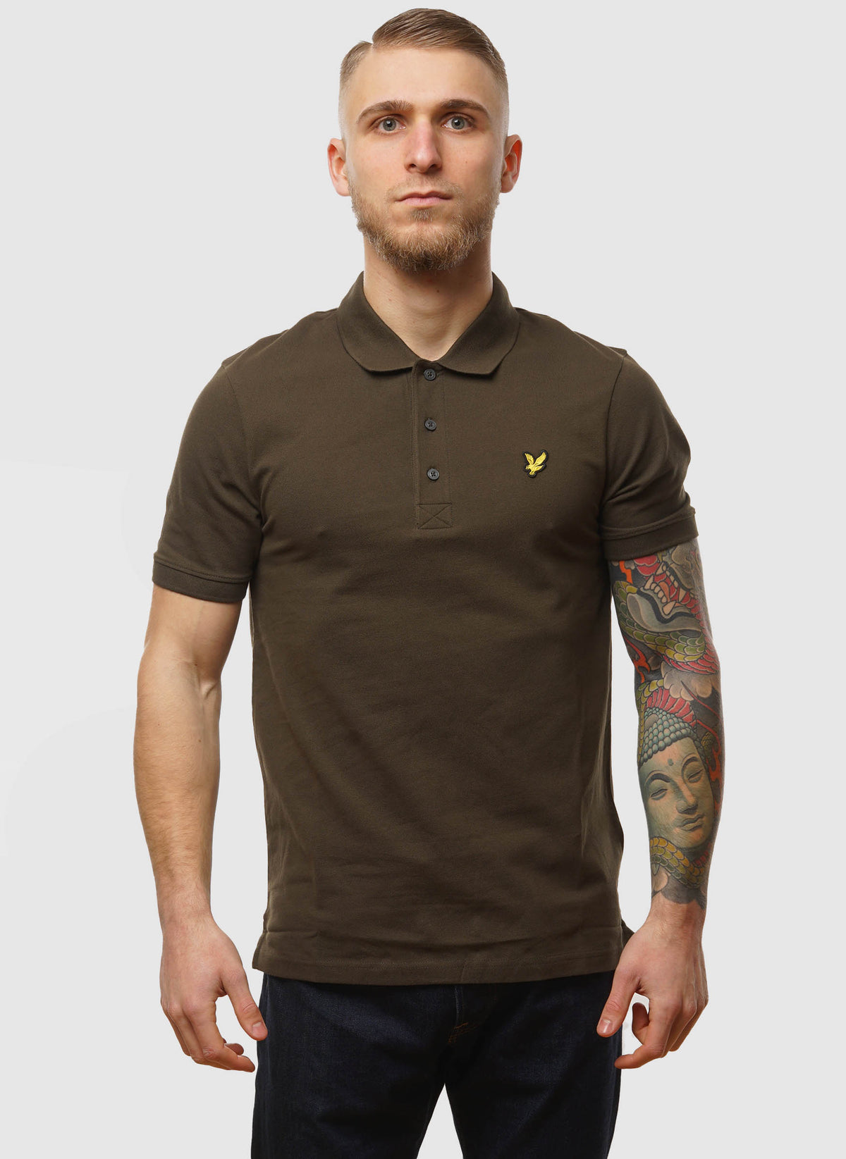 Plain Poloshirt - Olive