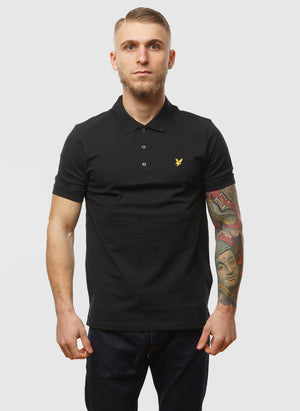 Plain Poloshirt - Jet Black
