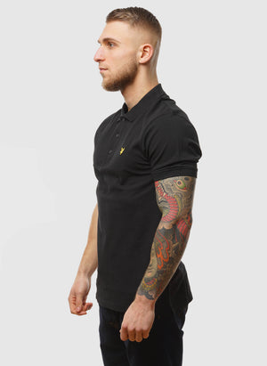 Plain Poloshirt - Jet Black
