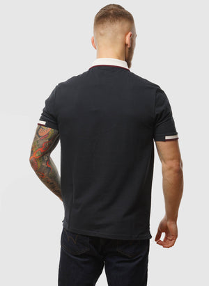 Half Tipped Poloshirt - Dark Navy