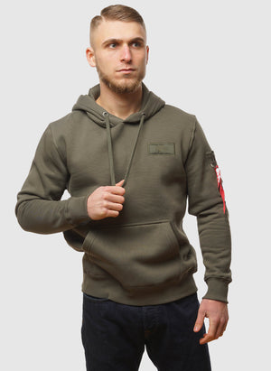 Backprint Hoodie - Dark Olive