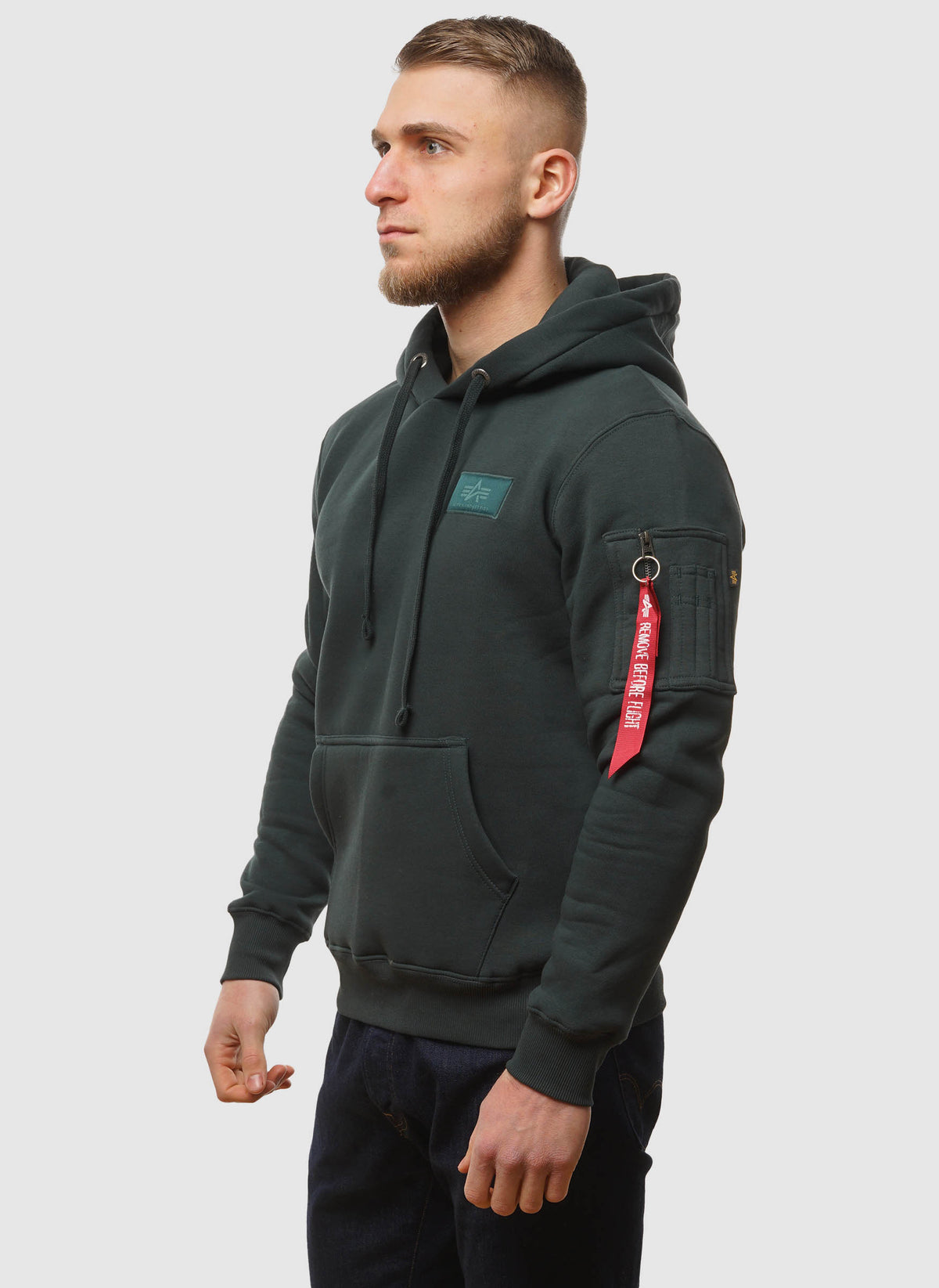 Backprint Hoodie - Dark Petrol
