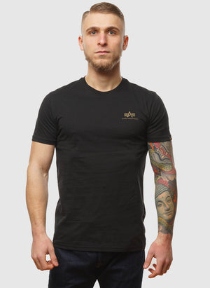 Backprint Camo T-Shirt - Black/Woodland