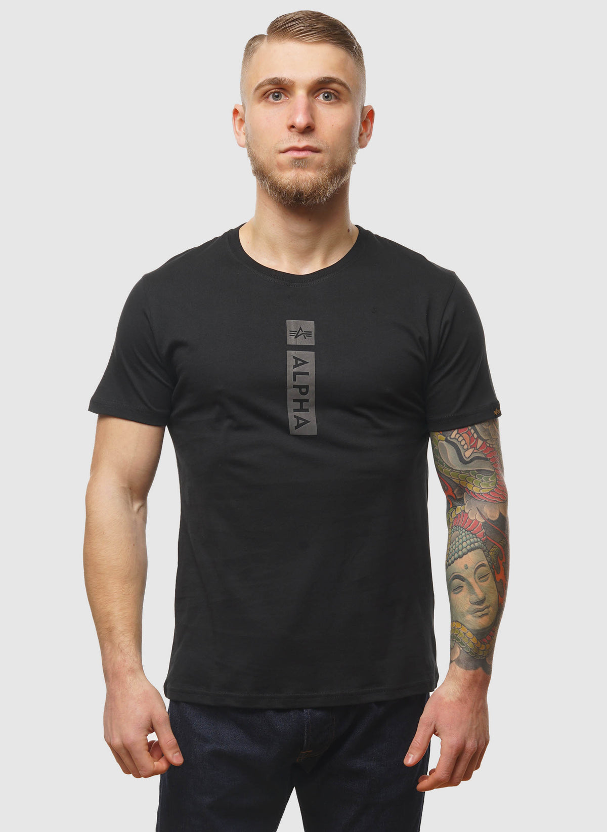 Puff Print T-Shirt - Black