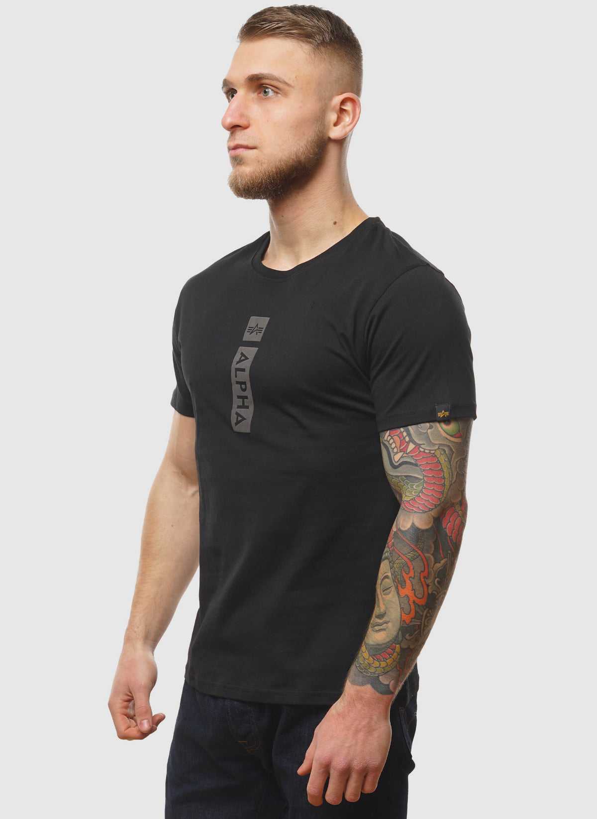 Puff Print T-Shirt - Black