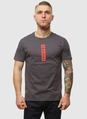 Puff Print T-Shirt - Vintage Grey