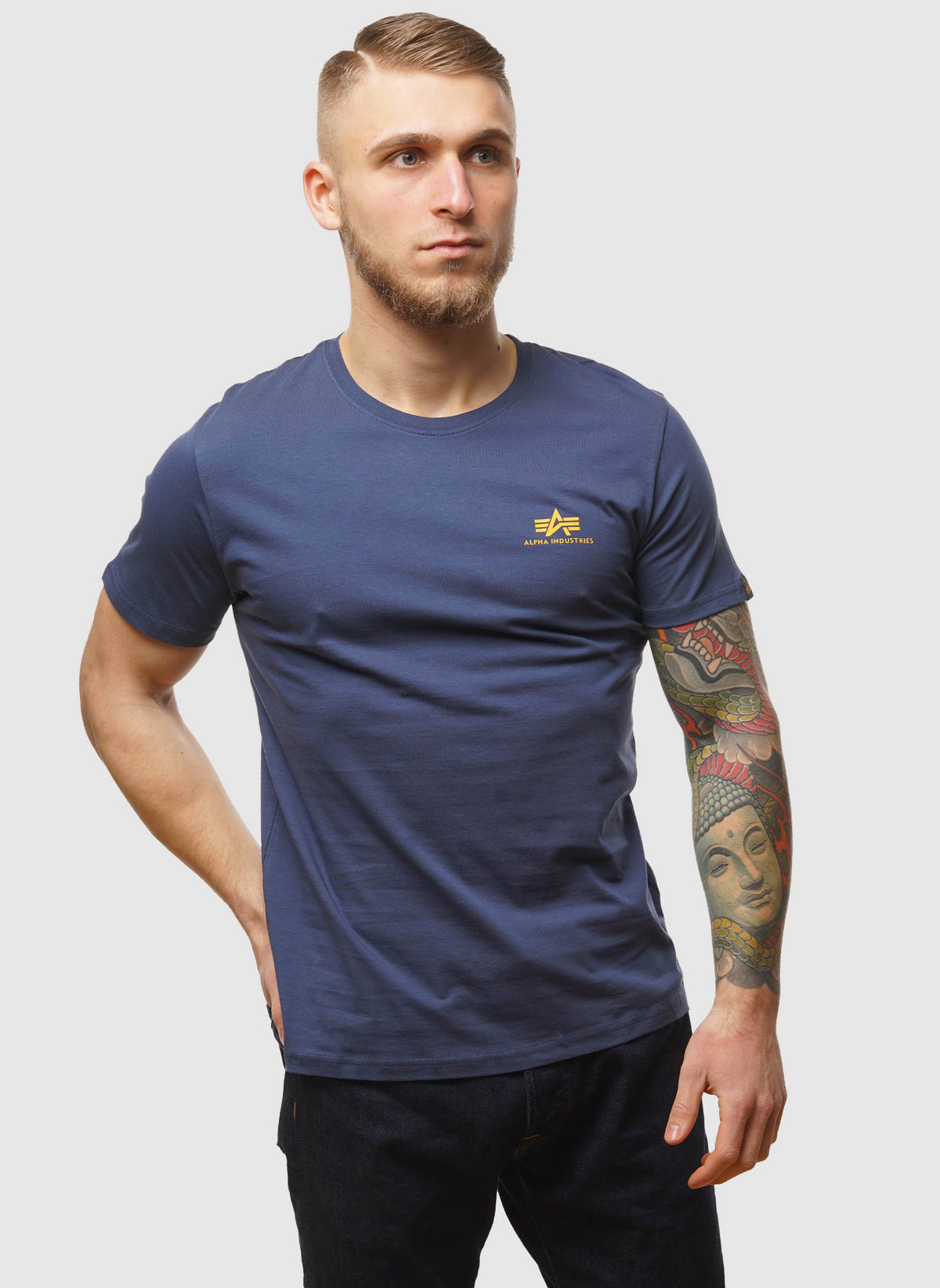 Basic Small Logo T-Shirt - New Navy