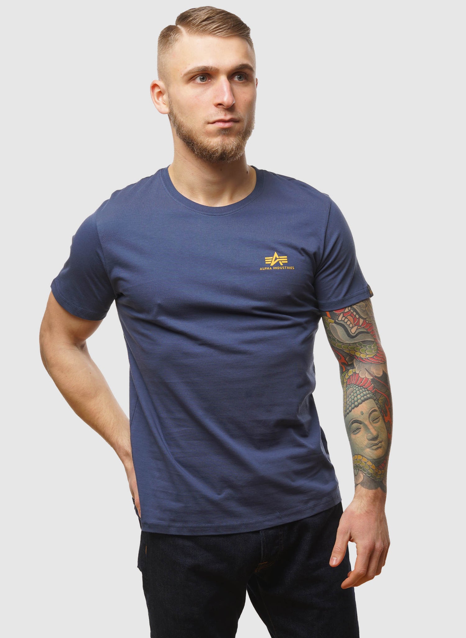 Basic Small Logo T-Shirt - New Navy