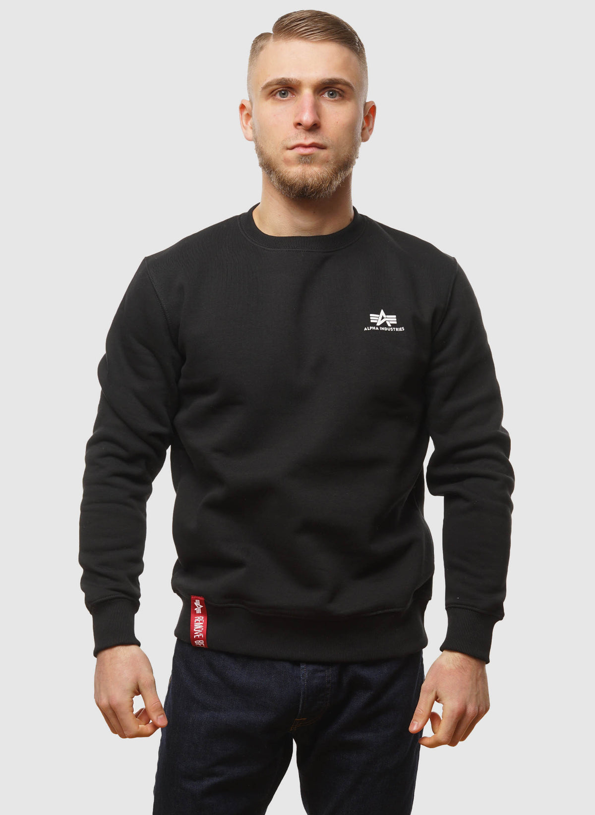 Basic Small Logo Sweatshirt - Black