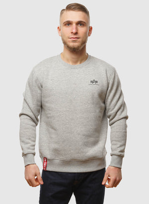 Basic Small Logo Sweatshirt - Grey Heather