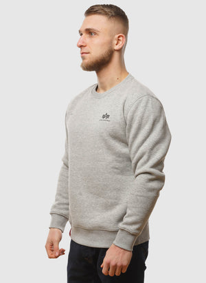 Basic Small Logo Sweatshirt - Grey Heather