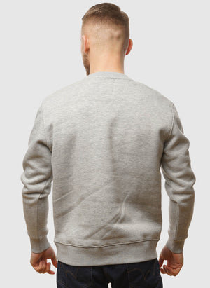 Basic Small Logo Sweatshirt - Grey Heather
