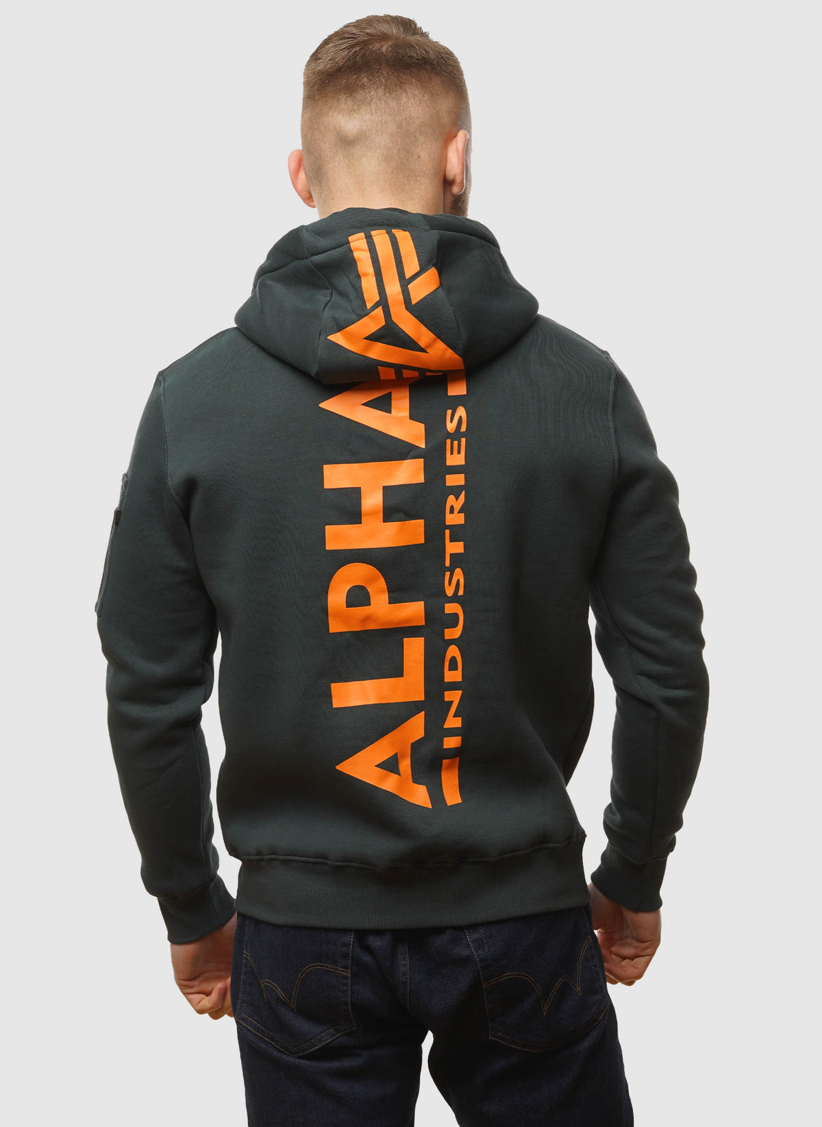 Backprint Hoodie - Dark Petrol