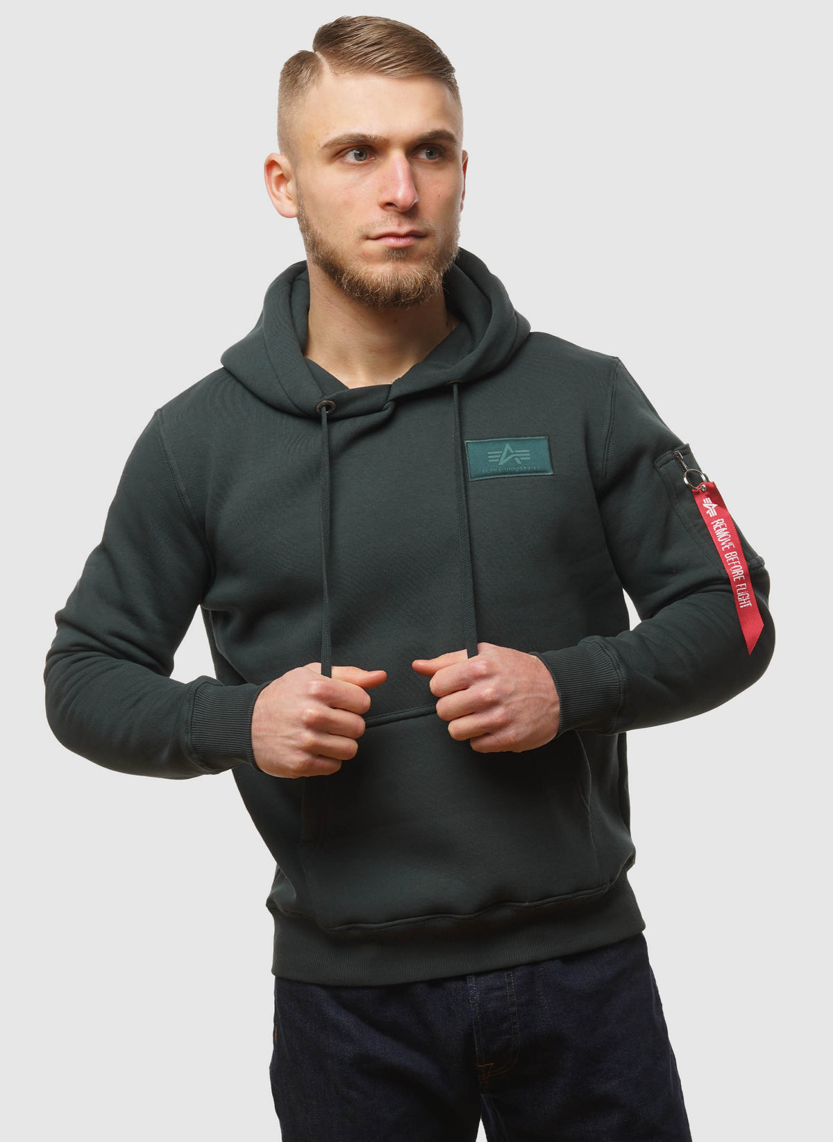 Backprint Hoodie - Dark Petrol