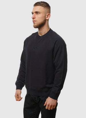 C.P. Logo Sweatshirt - Total Eclipse