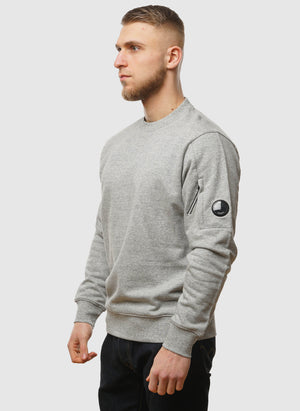 Lens Crew Neck Sweatshirt - Greystone Melange
