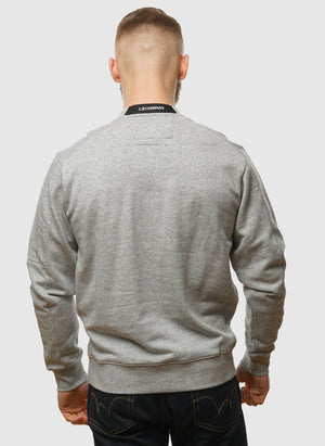Lens Crew Neck Sweatshirt - Greystone Melange