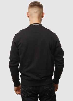 Lens Crew Neck Sweatshirt - Black