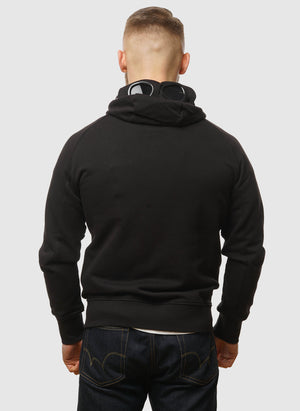 Goggle Sweatshirt Jacket - Black