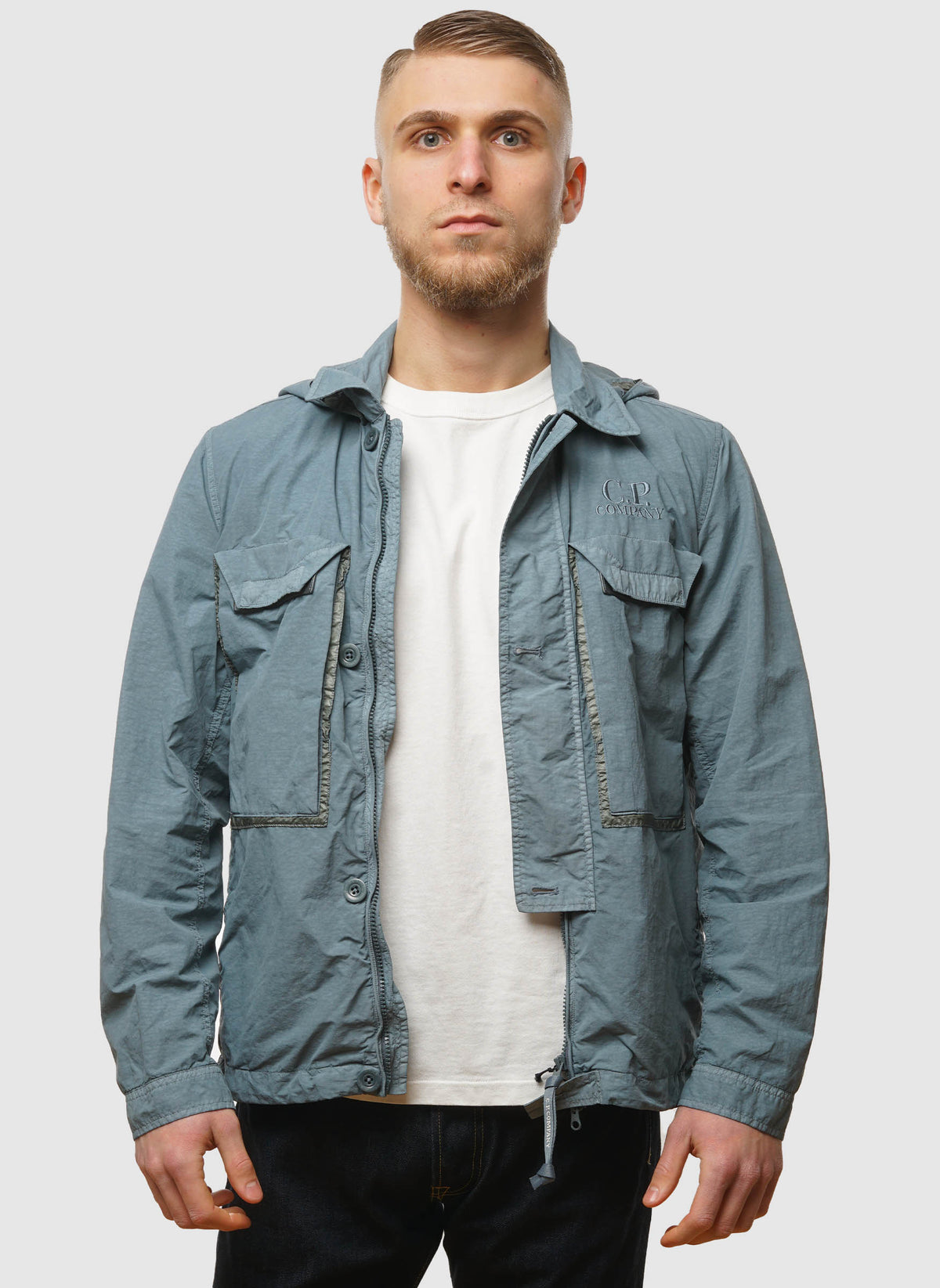 Flatt Nylon Goggle Overshirt - Stormy Weather