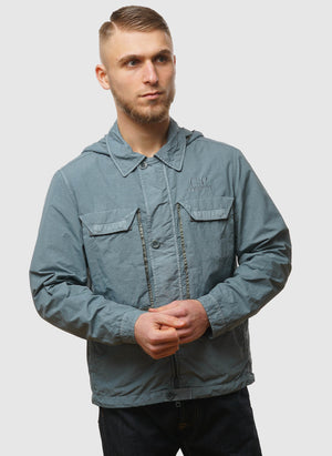 Flatt Nylon Goggle Overshirt - Stormy Weather